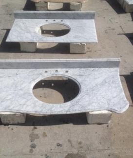 White marble vanity tops for U.S.A