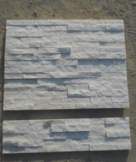 Crystal White Quartzite wall cladding panels, veneer stones