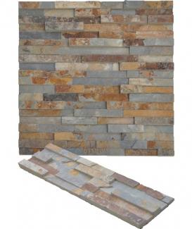 China Rusty Multicolor Slate veneer stone, wall cladding panels